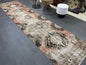 Turkish Distressed Runner Rug, Persian Runner 3 x 12 Rug, Vintage Runner Rug, Hallway Runner Rug,  Kitchen Runner Rug, Wool Runner Rug
