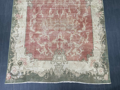 Antique OUSHAK RUG 4.6 x 8 Vintage Rug Vintage Rug Wool Rug Hand Made Rugs Vintage Turkish Rug wholesalerugs