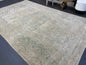 Muted Persian Rugs, 6 x 9.4 Vintage Rug, Oushak Rug, Rustic Rug, Fine Hand Knotted Rug, Farmhouse Rug, Wool Handmade Rug