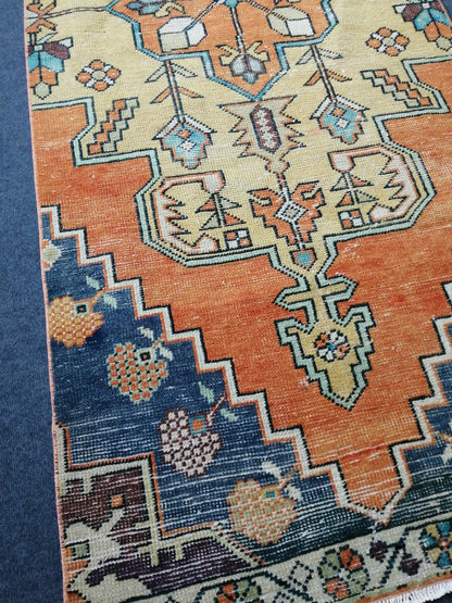 8.2 X 3.4 Oushak Runner Rug Turkish Runner Rug Vintage Runner Rug Hallway Runner Rug Kitchen Runner Rug Wool Runner Rug Wool Oushak Rug