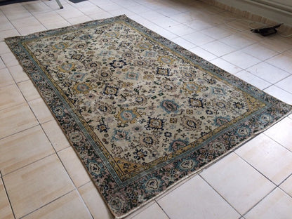 Green Turkish  Rug,Oushak Rug,Turkish Rug