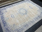 Large Distressed RUG 8 x 10.8 Muted TURKISH Antique Rug Vintage Persian Rug Vintage Rug Wool Oushak Rug HandMade Rug Hand Knotted Rug