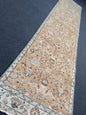 Hand Knotted Runner Rug, Vintage 2x10 Runner Rug,Handmade Oushak Runner Rug,Distressed Runner Rug, Antique Runner Rug.