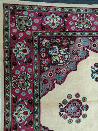Quality Vintage Rug 5x9 Vintage Rug Turkish Rug Oushak Rug Turkish Oushak Rug, Oushak Rug, Wool Rug Fine Hand Knotted Rug