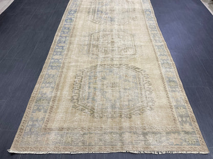 Distressed Runner Rug Turkish Runner Rug 4x12 Vintage Runner Rug Hallway Runner Rug Kitchen Runner Rug Wool Runner Rug Wool Rug