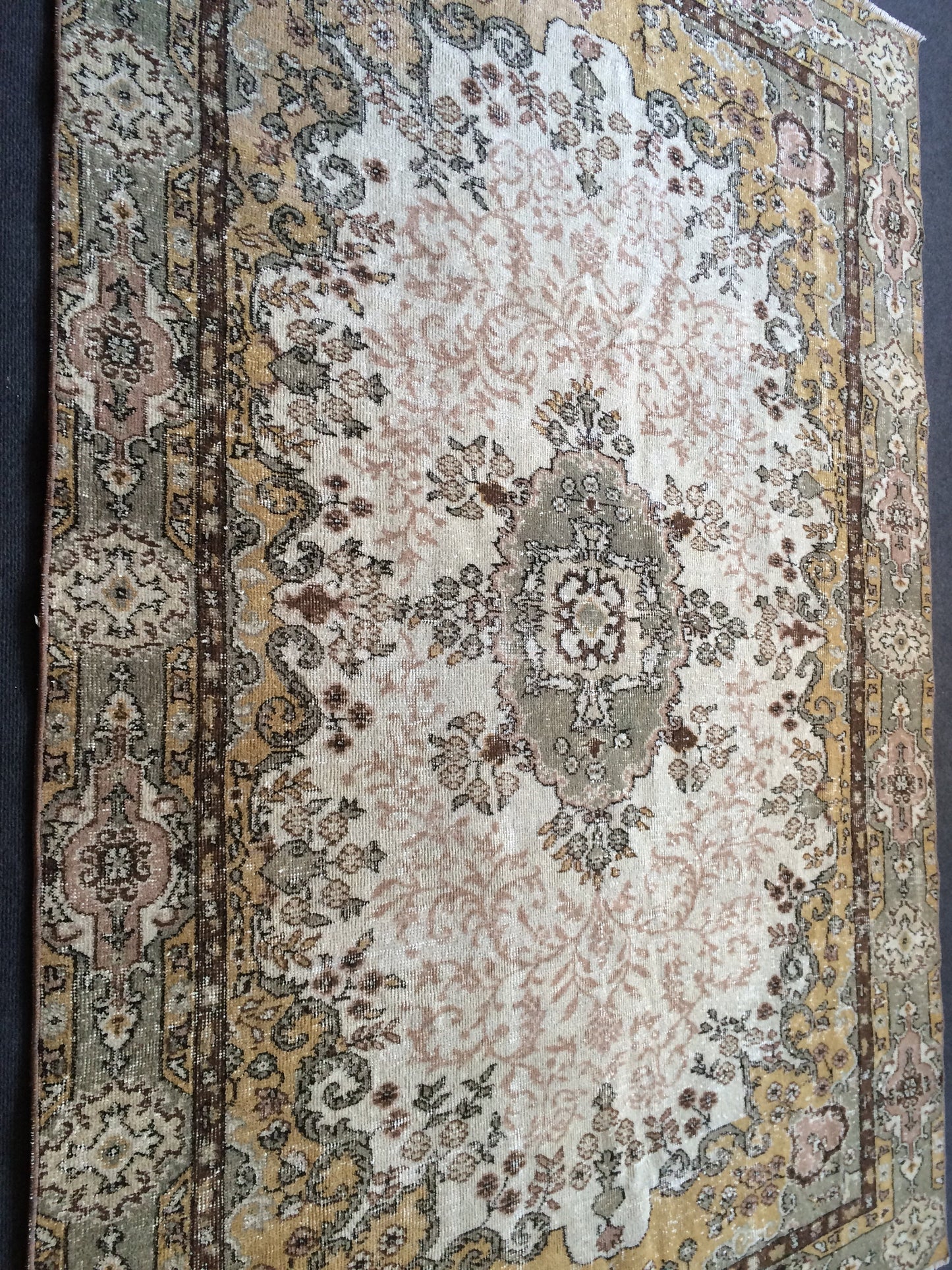 6x8 Oushak  Rug, Bohemian Rug, Living Room Rug, Turkish Oushak Rug, Hand woven Rug, Weaving Rug,  Vintage Flooring