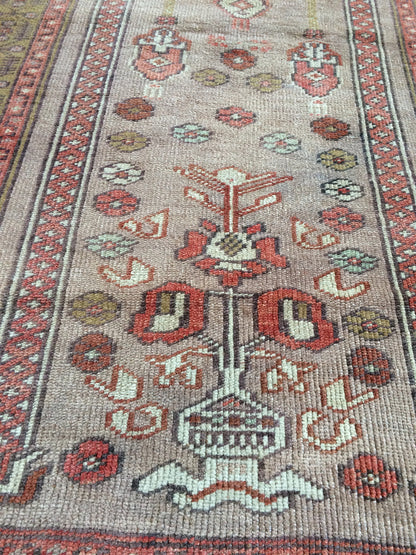 6.4 x 3 OUSHAK RUG TURKISH Oushak Rug Vintage Oushak Runner Rug Vintage Runner Rug Wool Oushak Rug Hand Made Rugs Vintage Turkish Rug