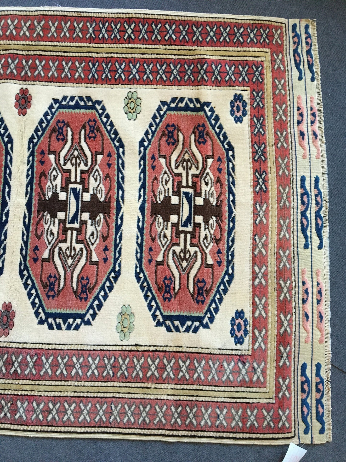 4x5 feet wide oushak turkish rug,  large vintage living room floor  rug, large bedroom area floor rug, kitchen middle rug,natural brown rug
