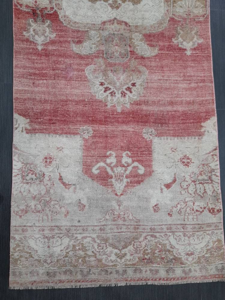 Muted Runner Rug Turkish Runner Rug Vintage 3 x 10.6 Runner Rug Hallway Runner Rug Kitchen Runner Rug Kitchen Wool Runner Rug Hallway Runner