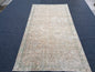 Oushak turkish rug, vintage turkish rug,oushak vintage rug,vintage rug,kitchen rug, vintage anatolian rug,unique hand made bohemian 8'6x4'9