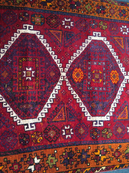 9.8 x 3.9 Persian Runner Rug Turkish Runner Rug Vintage Runner Rug Hallway Runner Rug  Wool Runner Rug Wool Oushak Rug