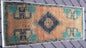 Vintage  Rug Small Area Turkish  Rug, Oushak Rug,Handmade Rug Hand Made Rug Hand Knotted Rug Vintage Mat