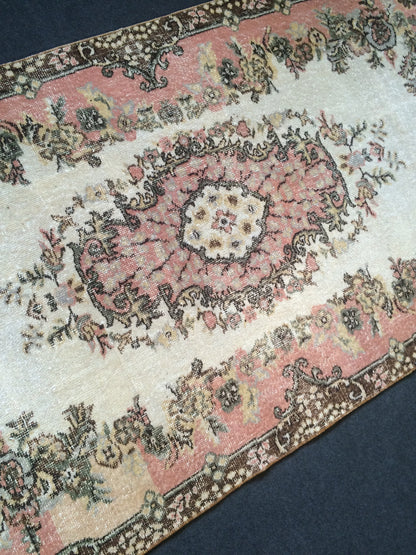 Light Pink Rug,Bohemian Rug,Big Area Rug,Antique Rug,Oushak antique Rug,Hand woven Rug,Weaving Rug,Ethnic Rug,Kitchen Rug
