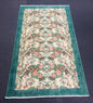 Vintage Green Turkish Floral Oushak Rug,Turkish Rug,Antique Rug,Oushak antique Rug,Hand woven Rug,Weaving Rug,Ethnic Rug,Kitchen Rug