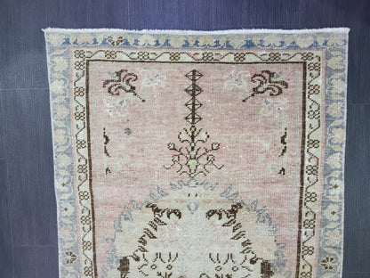 Oushak Rug, Rustic 2.10 x 5.10 Rug, Persian Rug, HandmadeRug, Turkish Rug, Farmhouse Rug, Vintage Rug, Wool rug,  vintage rug