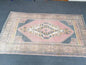 Oushak turkish wool rug 4'6x8 turkish handmade rug, vintage rug,kitchen rug, living room rug, bohemian rug