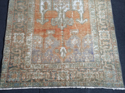5 x 8.6 OUSHAK RUG TURKISH Oriental Rug Vintage Oushak Rug Vintage Persian Wool Rug Hand Made Rugs Vintage Turkish Rug Discounted Rugs