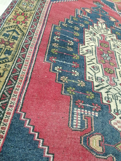 7.8 X 4.3 Rugs, Hand Made Rug, Oushak Rug, Rustic Rug, Bohemian Rug, Rug Runner, Turkish Rug, Farmhouse Rug, Vintage Rug, Wool rug