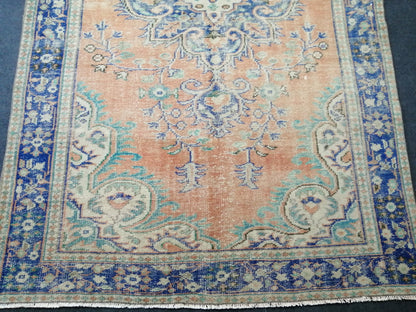 6.2 x 9.7 OUSHAK RUG TURKISH Oushak Rug Vintage Persian Rug Vintage Oriental Rug Wool Oushak Rug Hand Made Rugs Vintage Turkish Rug