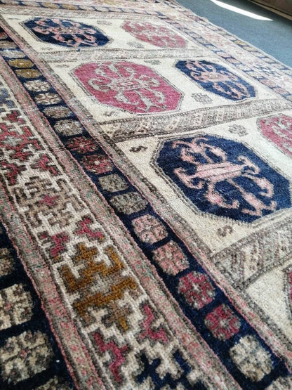 Vintage  Original Area Turkish  Rug,Traditional Bohemian Rug, Living Room Rug,Oushak Rug,Hand woven Rug,Weaving Rug,  Vintage Flooring