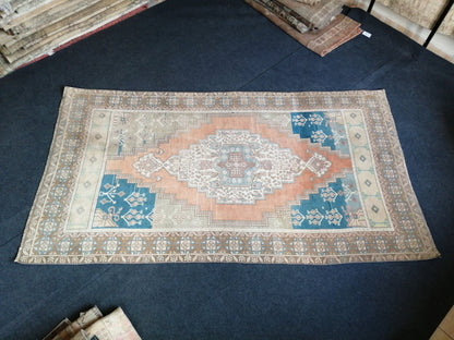 4.6 x 8.2 Wool Rugs  TURKISH HAND MADE Rugs Vintage Turkish Rugs  Anatolian Oushak Rug Turkish Oushak Rug, Vintage Oushak Rug, Wool Rug