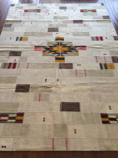 6 x 8.5 ft UNIQUE KILIM  Rug PATCHWORK Rug,Bohemian Flatwoven Turkish Rug, Boho Flatweave Rug,Hand woven Rug,Weaving Rug