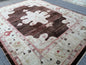 Large OUSHAK RUG, 9 x 11.8 TURKISH Oushak Rug, Vintage Oushak Rug Wool Oushak Rug Hand Made Rugs, Authentic Oushak Rug