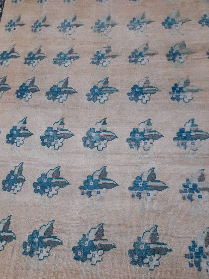Muted OUSHAK RUG 5.5 x 9.2 Muted Vintage Rug Fun Oriental Rug Distressed Wool Oushak Rug Hand Made Rugs Vintage Turkish Rug 6x9 Persian rug