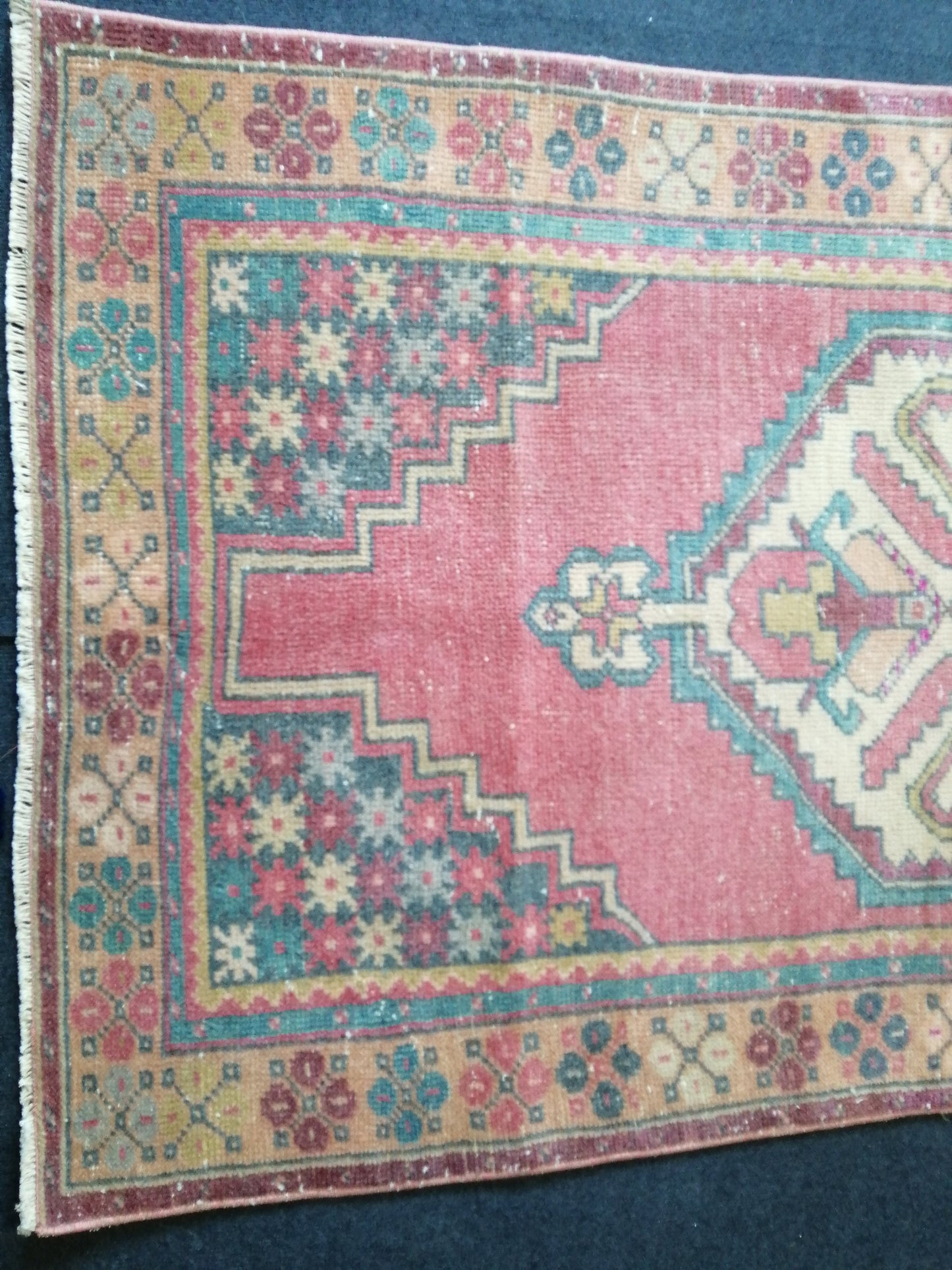6.2 x 3.5 Rugs, Hand Made Rug, Oushak Rug, Rustic Rug, Boho Rug, Oriental Rug Runner, Turkish Rug, Farmhouse Rug, Vintage Rug, Wool rug