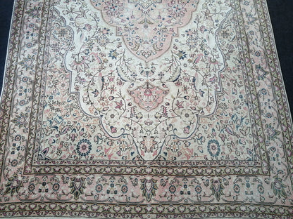 6.7 x 10.7 Large  OUSHAK RUG TURKISH Oushak Rug Vintage Oushak quality Rug Vintage Runner Rug Wool Oushak Rug Hand Made Rugs Vintage  Rug