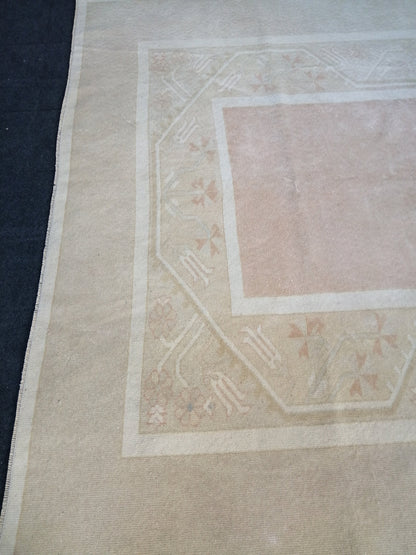 Soft Colors Turkish Rug Muted Oushak Rug 6.3 x 9.3 Rug Muted Wool Oushak Rug, Oushak Runner Rug, Faded Hand Made Rug  Oriental Rug