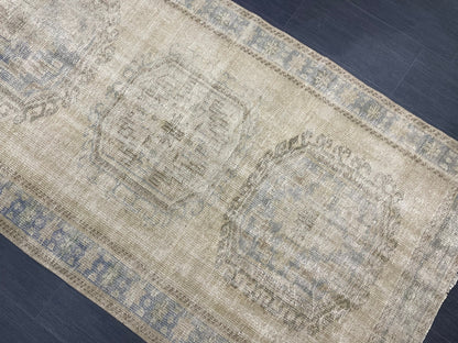 Distressed Runner Rug Turkish Runner Rug 4x12 Vintage Runner Rug Hallway Runner Rug Kitchen Runner Rug Wool Runner Rug Wool Rug