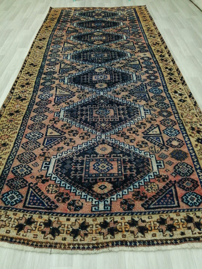 5 x 11.5 Kurdish Runner Rugs, Hand Made Rug Oushak Rug, Rustic Rug Persian Rug, Rug Runner Turkish Rug Hand Knotted Vintage Rug, Wool rug