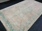 OUSHAK RUG, TURKISH Vintage Rug, Vintage 4.9 x 8.5 Rug, Rug, Vintage Wool Rug Oushak Rug Hand Made Rugs, Made In Turkey Muted Oushak Rug