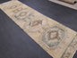 Muted Vintage Runner Rug 2.7 x 10 Muted Turkish Runner Rug Oriental Runner Rug Hallway Runner Rug Kitchen Runner Rug Persian Runner