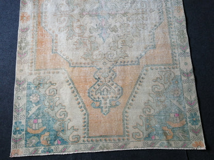 6.9 x 4 VINTAGE Rugs, Hand Made Rug, Oushak Rug, Rustic Rug, Bohemian Rug, Rug Runner, Turkish Rug, Farmhouse Rug, Vintage Rug, Wool rug