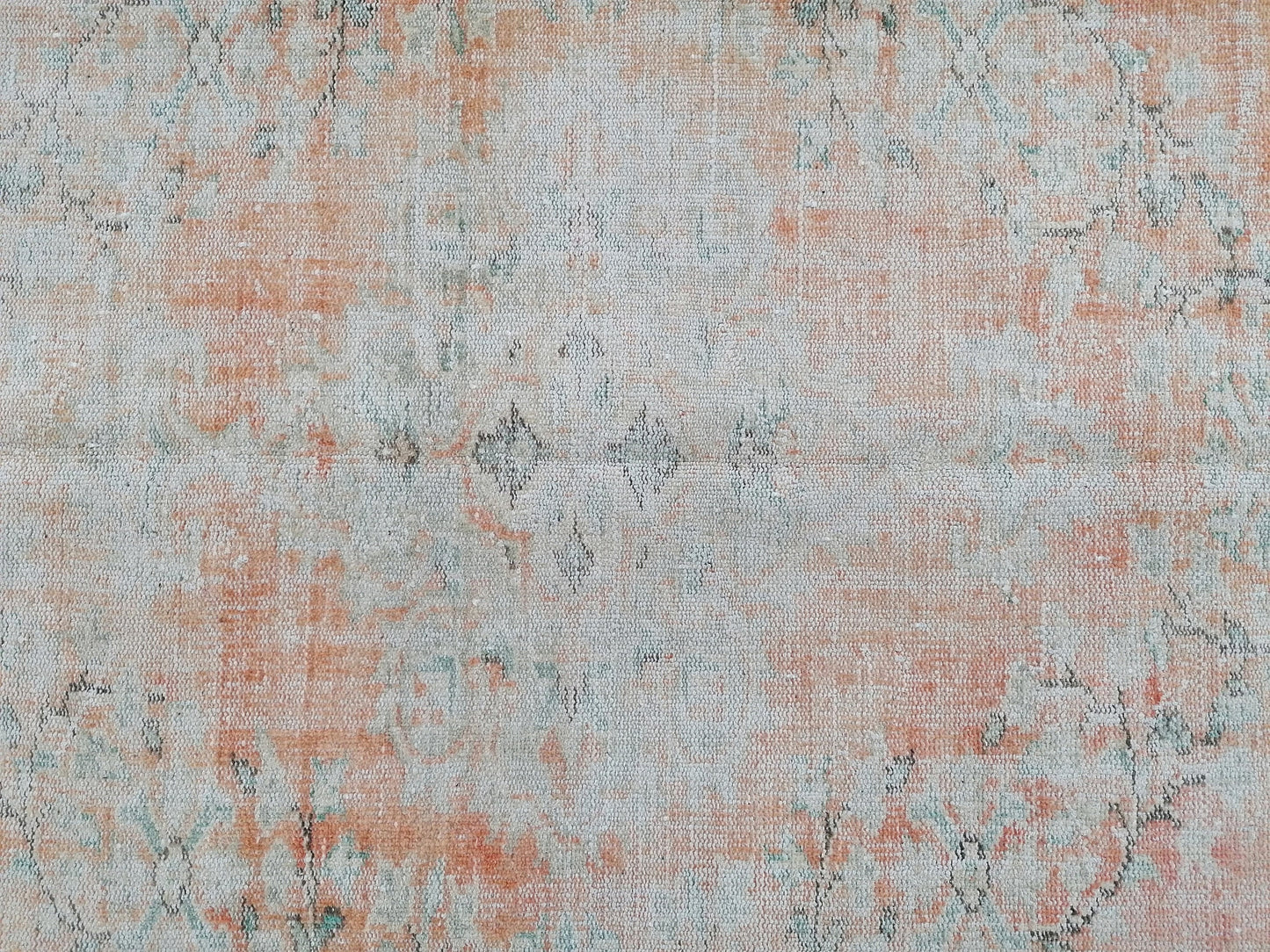 4x9 feet vintage rug,handmade kitchen area rug, antique rug, turkish bedroom rug, oushak rug