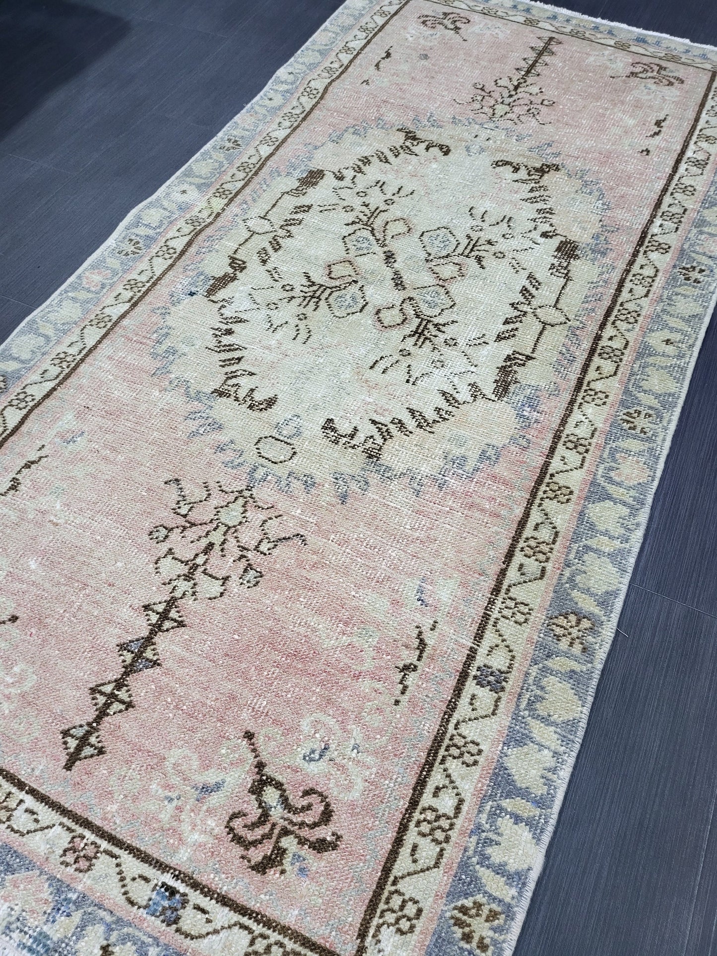Oushak Rug, Rustic 2.10 x 5.10 Rug, Persian Rug, HandmadeRug, Turkish Rug, Farmhouse Rug, Vintage Rug, Wool rug,  vintage rug