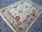 9 by 12 OUSHAK RUG TURKISH Oushak Rug Vintage Oriental Rug  Wool Handmade 9x12 Rug Hand Knotte Rug Hand Made Rugs, Made In Turkey Oushak Rug