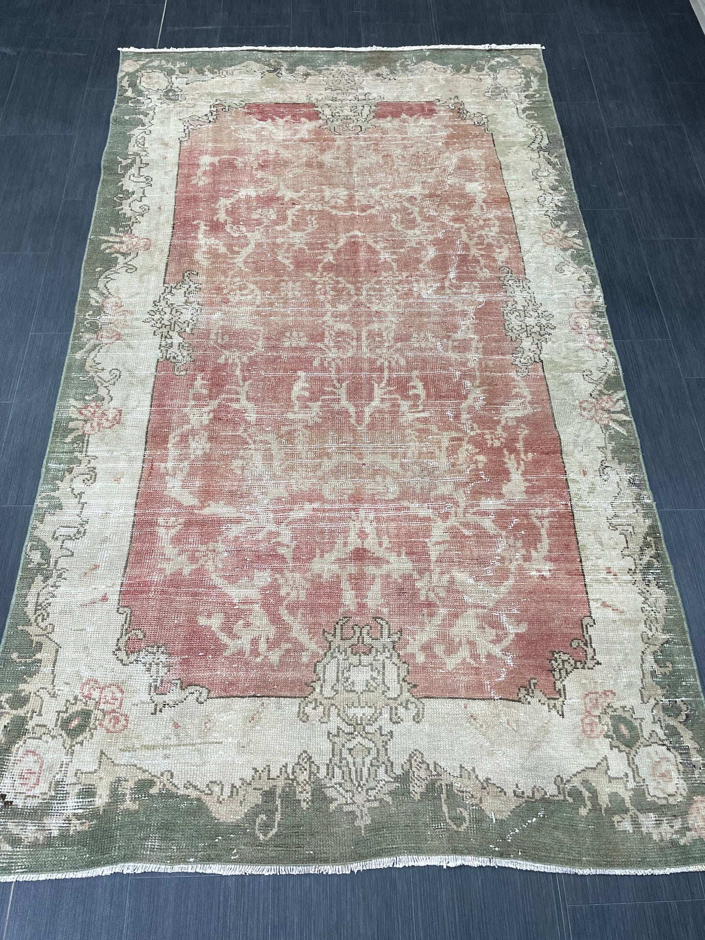 Antique OUSHAK RUG 4.6 x 8 Vintage Rug Vintage Rug Wool Rug Hand Made Rugs Vintage Turkish Rug wholesalerugs