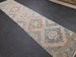 Muted Vintage Runner Rug 2.8 x 12.2 Muted Hallway Runner Kitchen Runner Rug Muted Staircase Runner Rug Muted Oushak Rug XĹ Turkish Runner