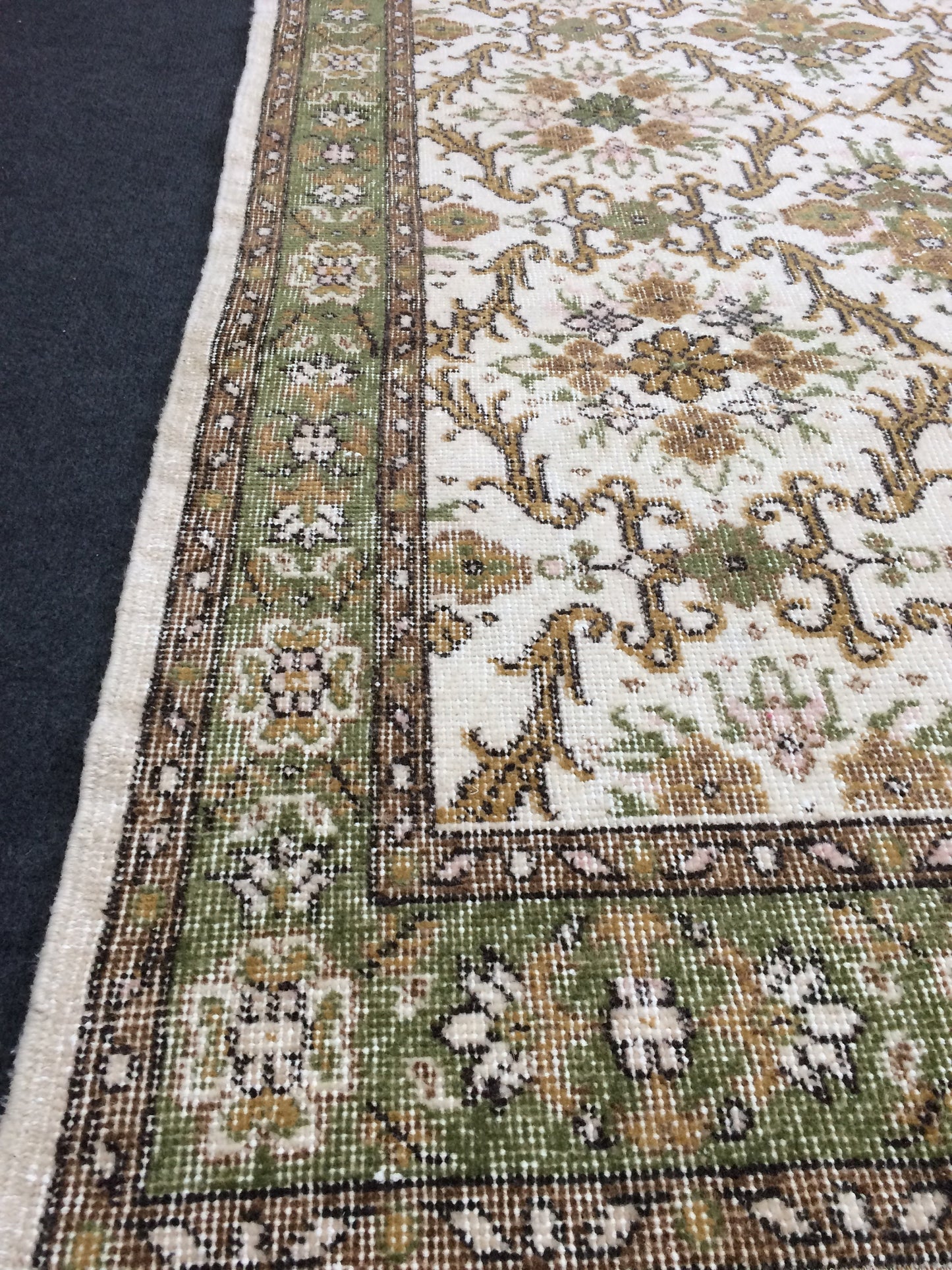 4x7 TURKISH RUG, Rugs, Hand Made Rug, Oushak Rug, Rustic Rug, Bohemian Rug, Rug Runner, Farmhouse Rug, Vintage Rug, Wool rug