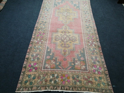 4 x 8.6 Rugs, Hand Made Rug, Oushak Rug, Rustic Rug, Bohemian Rug Oriental Turkish Rug, Farmhouse Rug, Vintage Rug, Wool rug