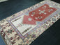 3 x 6.9 Oriental Runner Rug Muted Turkish Runner Rug Short Vintage Runner Rug Hallway Runner Rug Muted Runner Rug Wool Runner