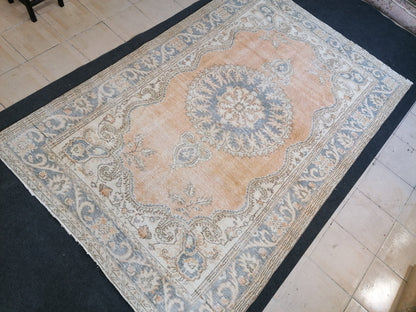 9'3x6 large area oushak rug turkish oushak rug vintage rug vintage runner rug wool 6 by 9 rug hand made rugs vintage turkish rug