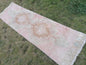 Muted runner rug vintage runner rug turkish runner 9.3 x 2.8 muted  wool runner rug vintage oriental runner art runner rug