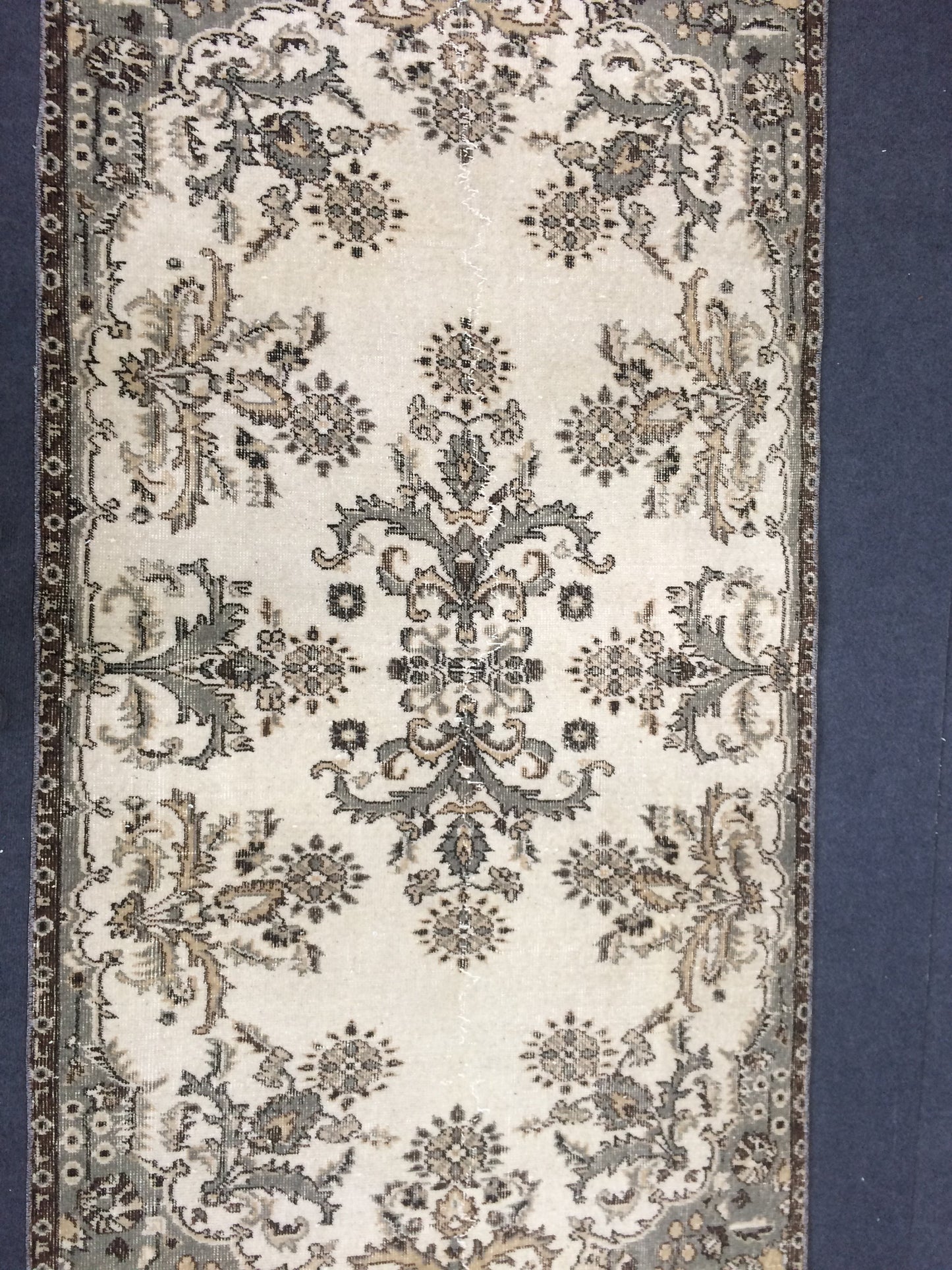 French Inspired Fleur-de-lis  Motif Minimalist Rug,Bohemian Rug,Big Area Rug,Antique Rug,Oushak antique Rug,Hand woven Rug,Weaving Rug