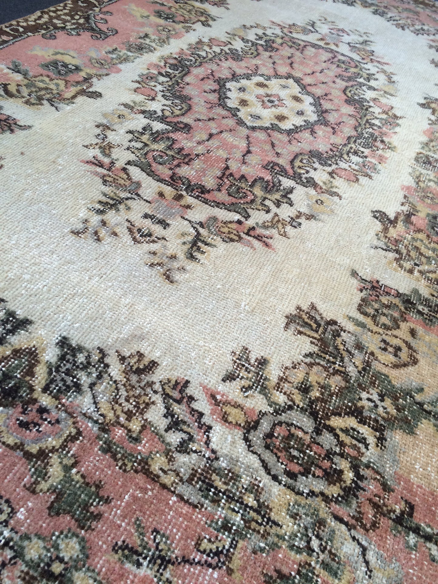Light Pink Rug,Bohemian Rug,Big Area Rug,Antique Rug,Oushak antique Rug,Hand woven Rug,Weaving Rug,Ethnic Rug,Kitchen Rug