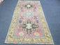 Oushak wool rug, turkish rug vintage rug 3'9x6'3 vintage oushak, rug unique hand made rug kitchen rug bohemian rug