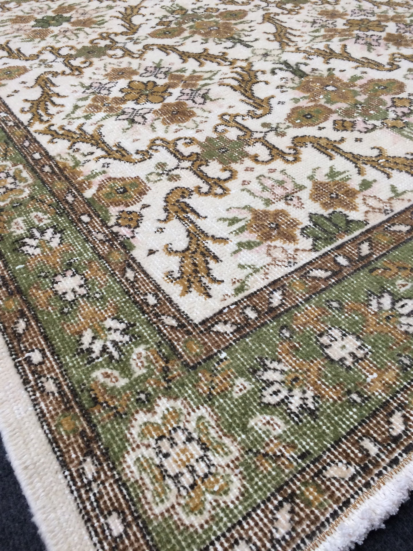 4x7 TURKISH RUG, Rugs, Hand Made Rug, Oushak Rug, Rustic Rug, Bohemian Rug, Rug Runner, Farmhouse Rug, Vintage Rug, Wool rug